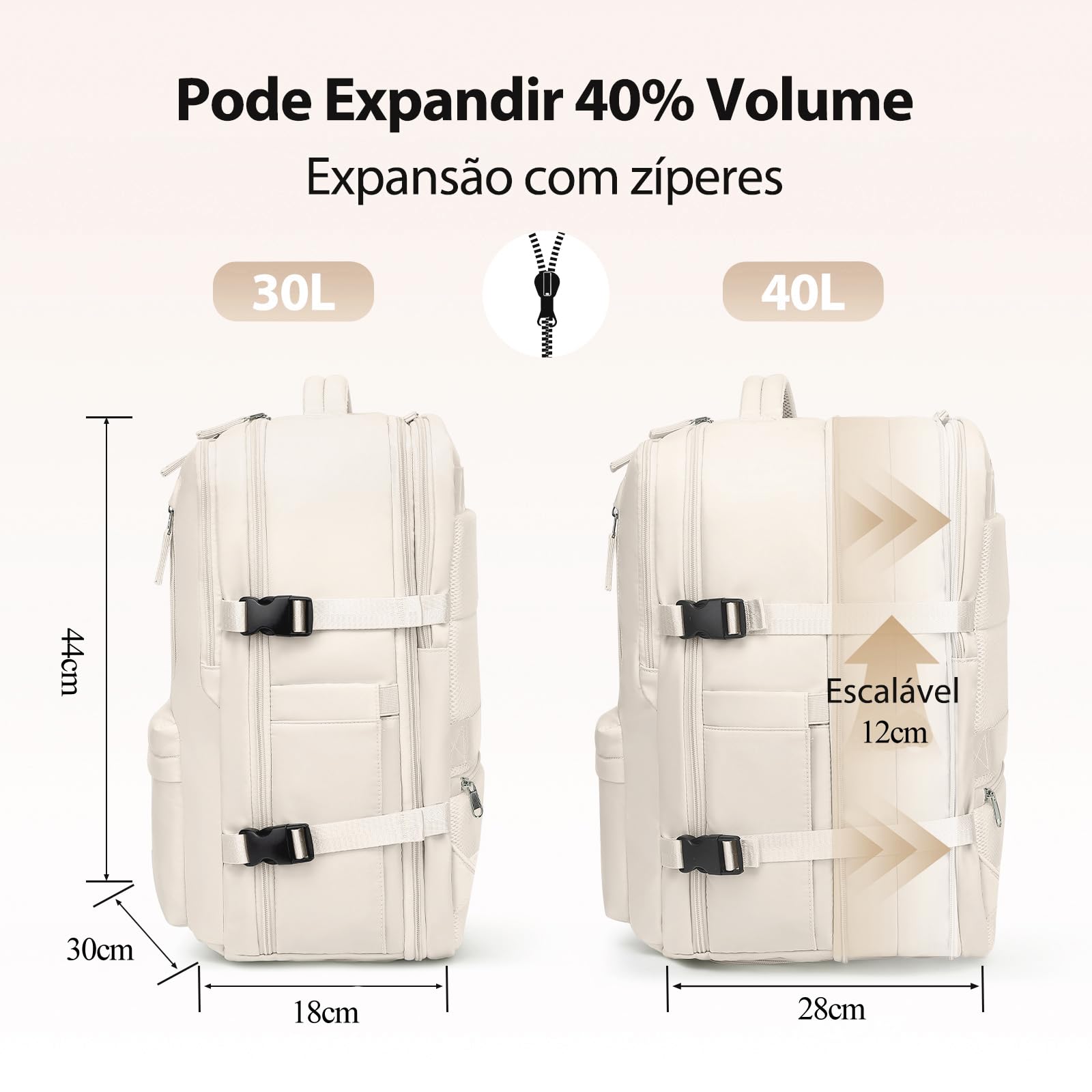 Romantic Crown Mochila de Viagem Expansivel Avião Grande Feminina,Mochila Executiva Masculina Impermeável Reforçada para Notebook,Casual Esportes Hiking Escola Presente1