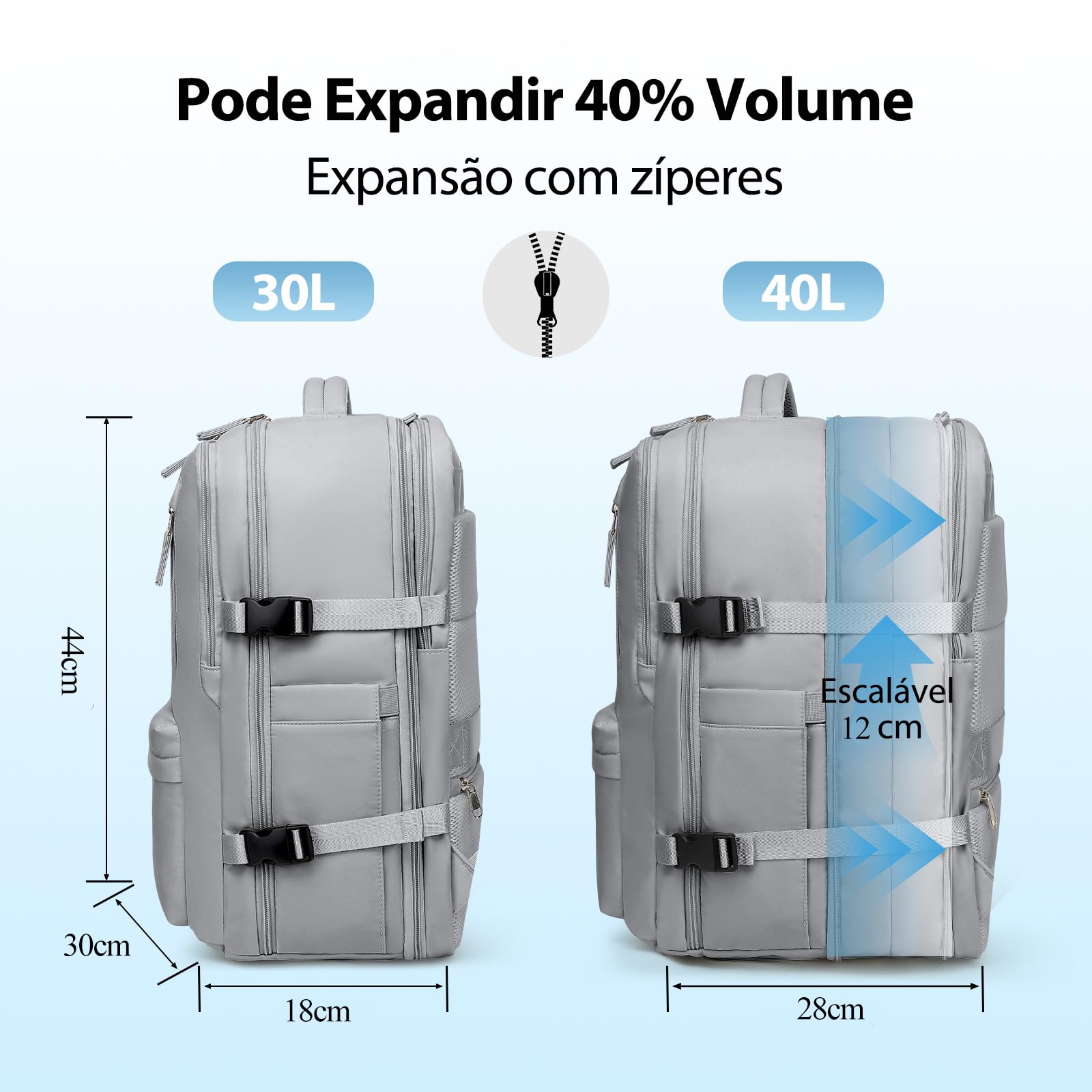 Romantic Crown Mochila de Viagem Expansivel Avião Grande Feminina,Mochila Executiva Masculina Impermeável Reforçada para Notebook,Casual Esportes Hiking Escola Presente1
