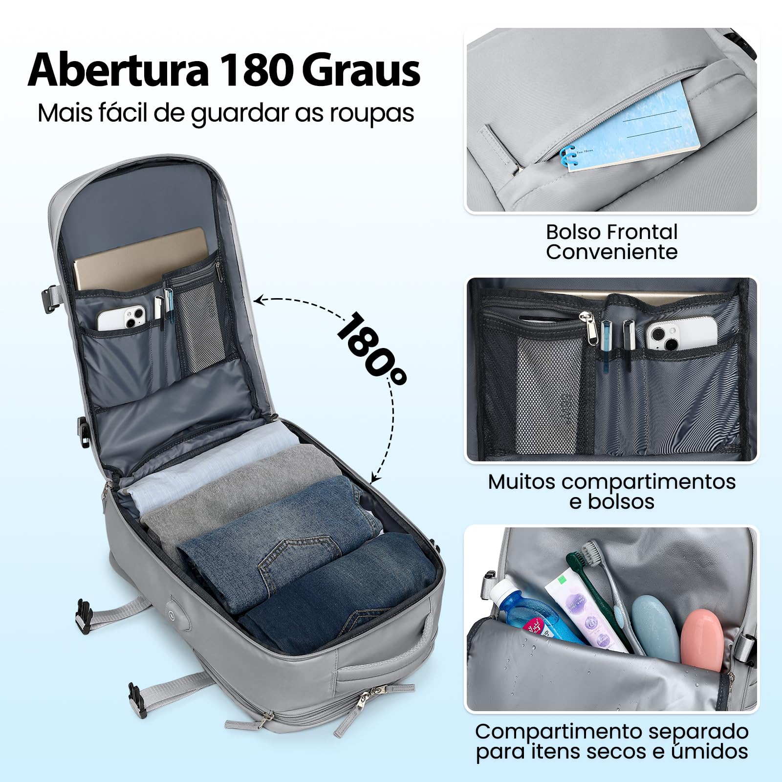 Romantic Crown Mochila de Viagem Expansivel Avião Grande Feminina,Mochila Executiva Masculina Impermeável Reforçada para Notebook,Casual Esportes Hiking Escola Presente1