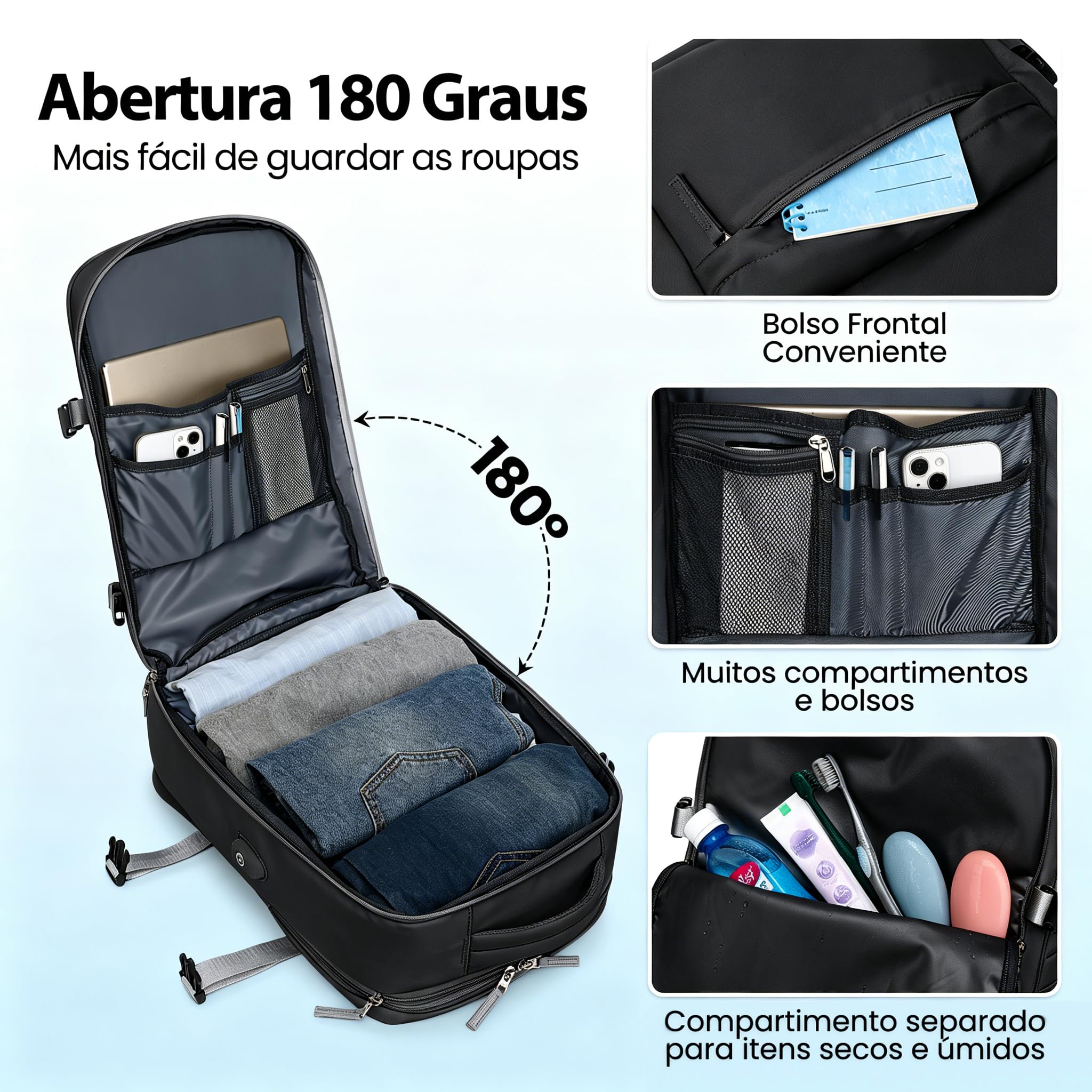 Romantic Crown Mochila de Viagem Expansivel Avião Grande Feminina,Mochila Executiva Masculina Impermeável Reforçada para Notebook,Casual Esportes Hiking Escola Presente1