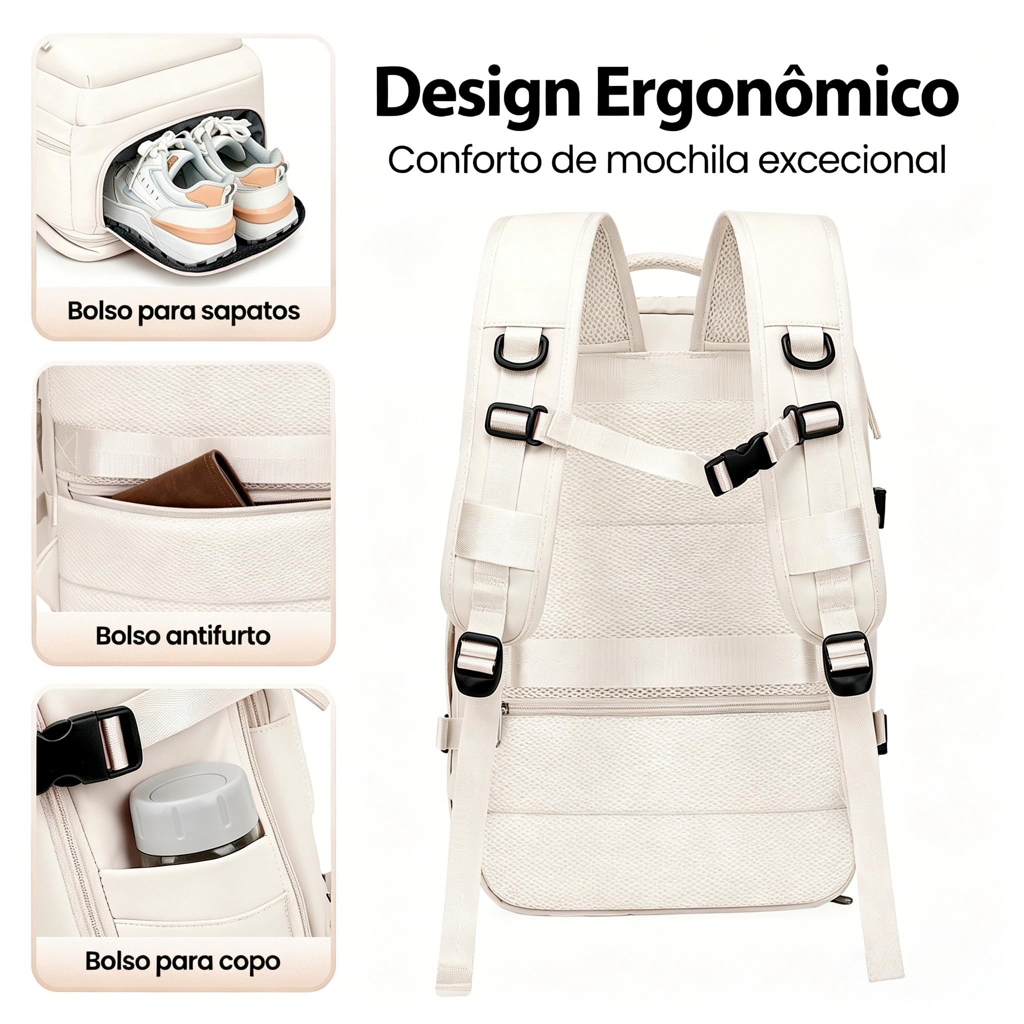 Romantic Crown Mochila de Viagem Expansivel Avião Grande Feminina,Mochila Executiva Masculina Impermeável Reforçada para Notebook,Casual Esportes Hiking Escola Presente1