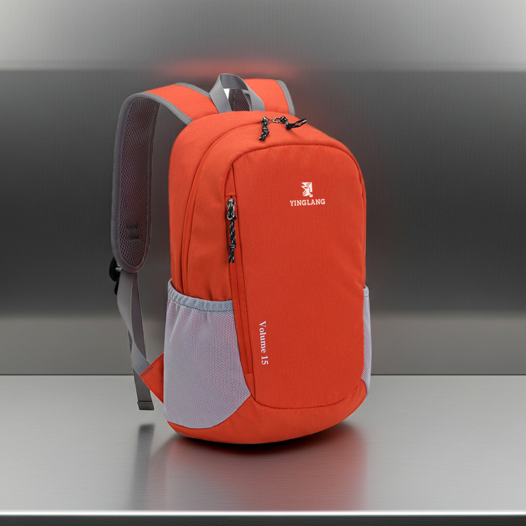 15L Outdoor Leisure Backpack Waterproof & Lightweight, Large Capacity Daypack for Hiking/Camping/Travel