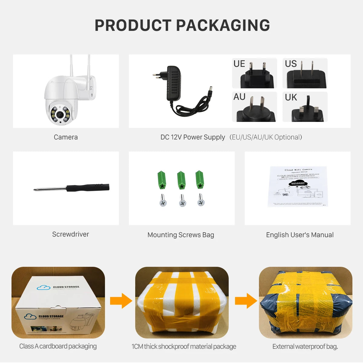 Cloud 5MP Mini PTZ Wifi Camera H.265 Auto Tracking Wireless IP Camera 4x Digital Zoom AI Human Detection Dual Light Source ICSEE