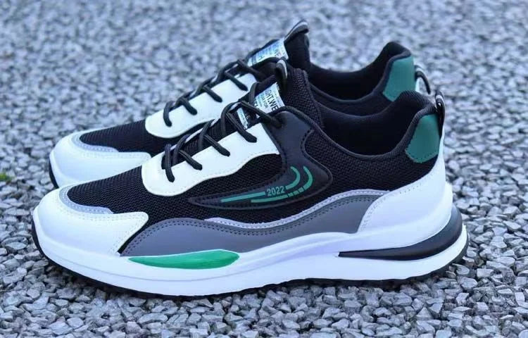 Men's New Design Summer Sports Sneakers PVC Mesh Breathable Shoes with Casual Toe Fashionable PVC Insole Running Winter Season