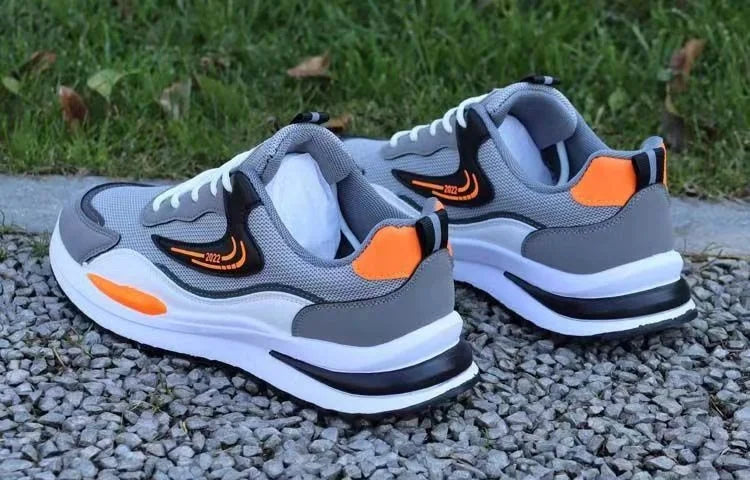 Men's New Design Summer Sports Sneakers PVC Mesh Breathable Shoes with Casual Toe Fashionable PVC Insole Running Winter Season