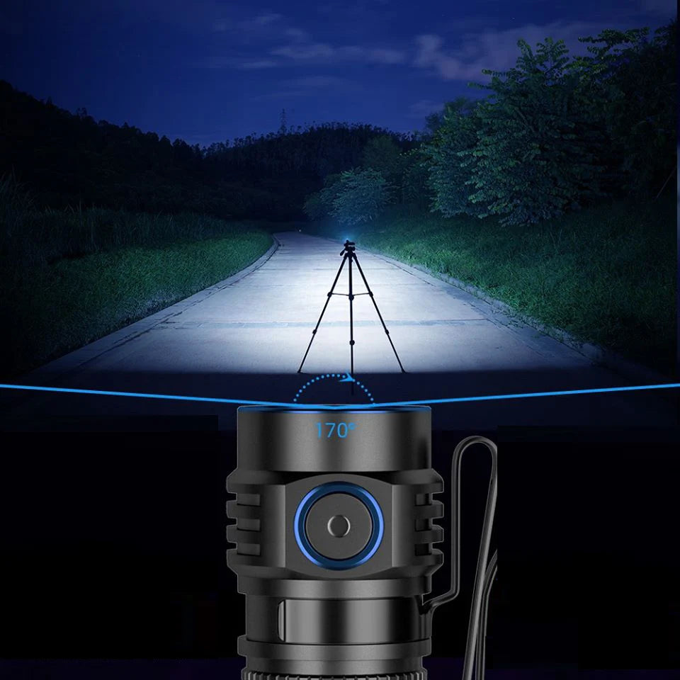 TrustFire MC12 EDC Powerful LED Headlamp 1000Lumens Magnetic Rechargeable Head Lamp XP-L HI Camping Torch Flashlight