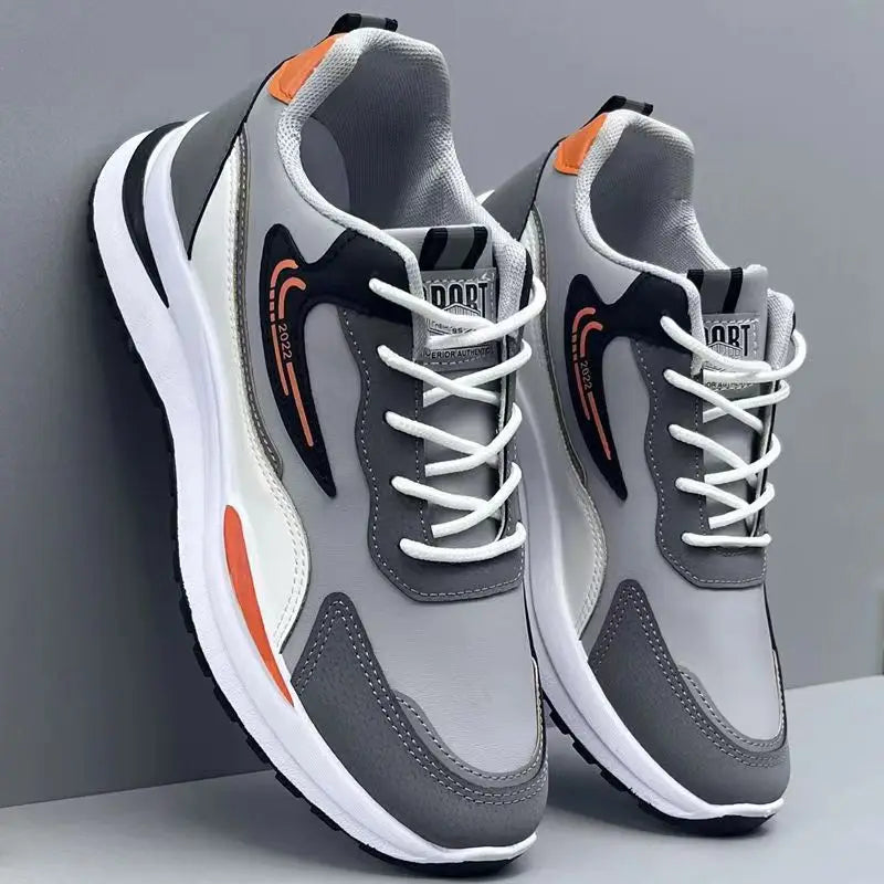 Men's New Design Summer Sports Sneakers PVC Mesh Breathable Shoes with Casual Toe Fashionable PVC Insole Running Winter Season