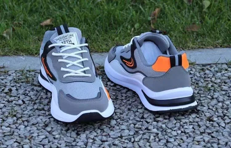Men's New Design Summer Sports Sneakers PVC Mesh Breathable Shoes with Casual Toe Fashionable PVC Insole Running Winter Season