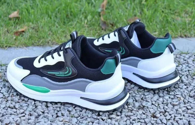 Men's New Design Summer Sports Sneakers PVC Mesh Breathable Shoes with Casual Toe Fashionable PVC Insole Running Winter Season