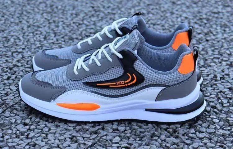 Men's New Design Summer Sports Sneakers PVC Mesh Breathable Shoes with Casual Toe Fashionable PVC Insole Running Winter Season