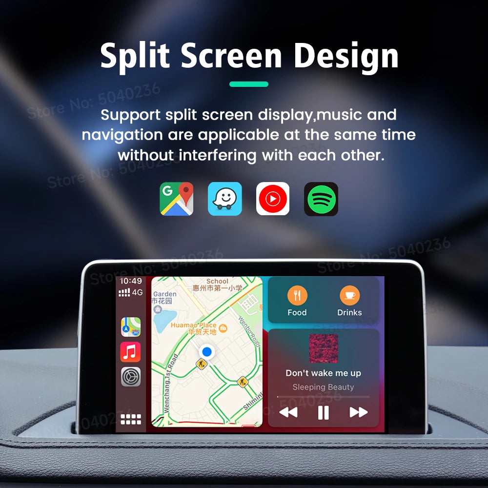 CarlinKit Mini 5 SE Wired To Wireless CarPlay Adapter 5Ghz WiFI Bluetooth Auto-Connect Online Upgrade Easy Setup Smart Car Box