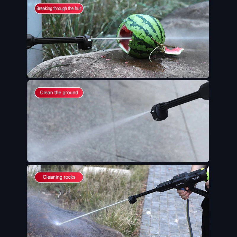EAFC 100Bar 6 IN 1 Brushless Electric High Pressure Water Gun Garden Cordless Washing Machine for 21V Makita Battery Car Washe