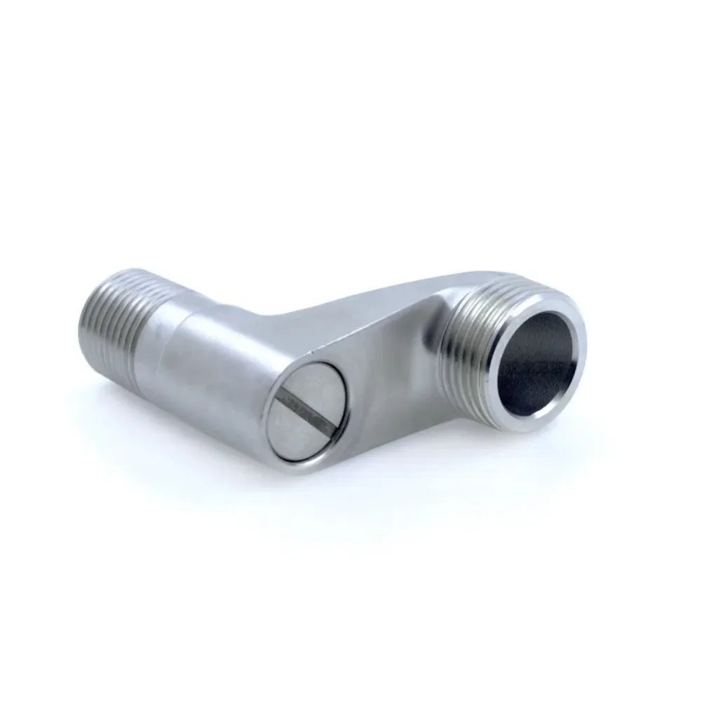 Adjustable Angle Valve Replacement Shower Faucet Adapter Part Stainless Steel Angle Valve Bathroom Corner Foot Accessories
