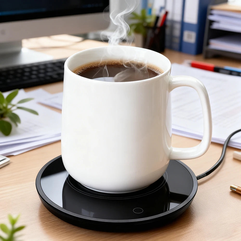 Electric Cup Heater USB Cup Warmer Coffee Tea Milk Mug Warmer Cup Heating Coaster For Home Office USB Desk Cup Warmer