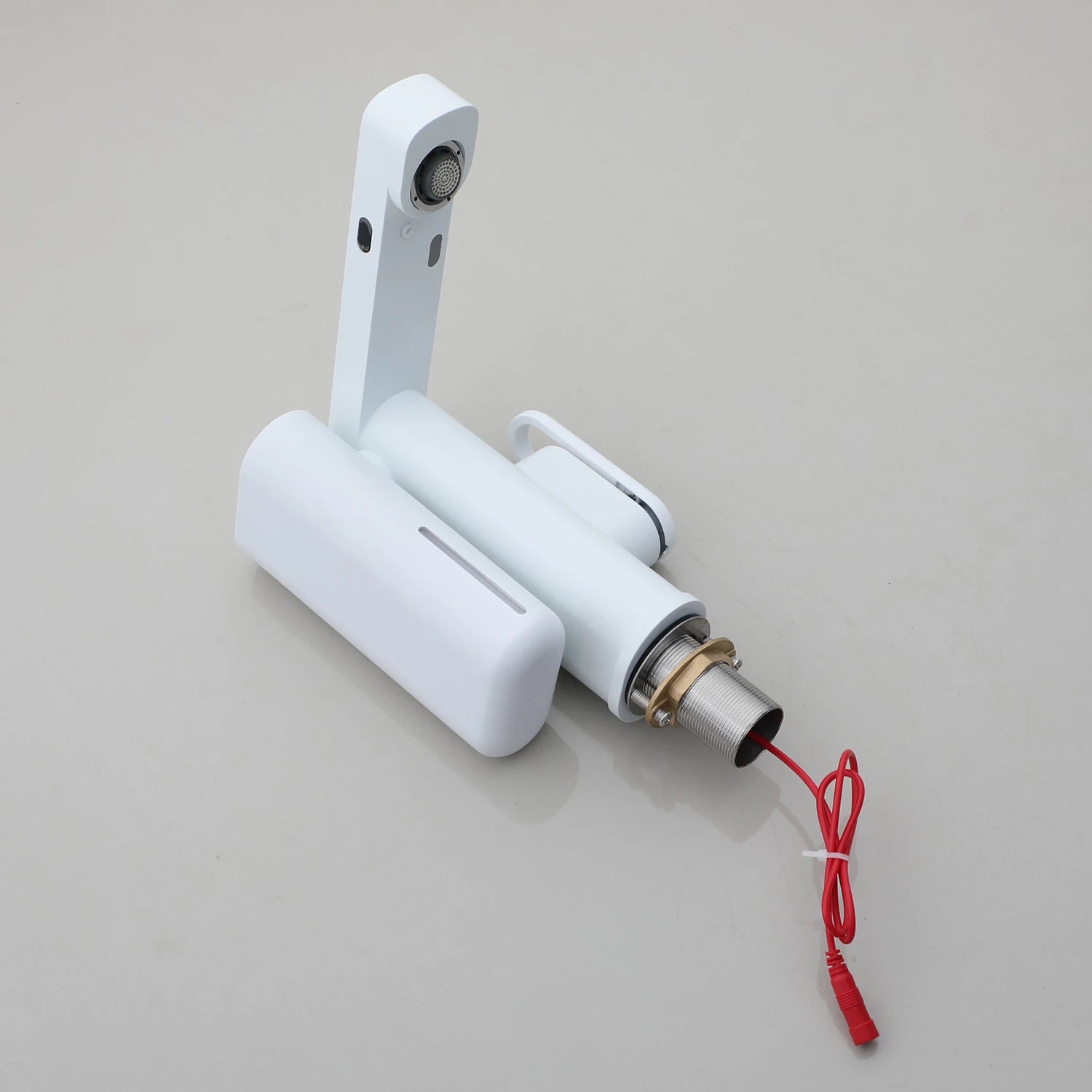 SINLAKU Bathroom Basin Sensor Faucet With Foam Soap Dispenser Deck Mounted Single Hole Stream Outlet Touch Free Mixer Taps