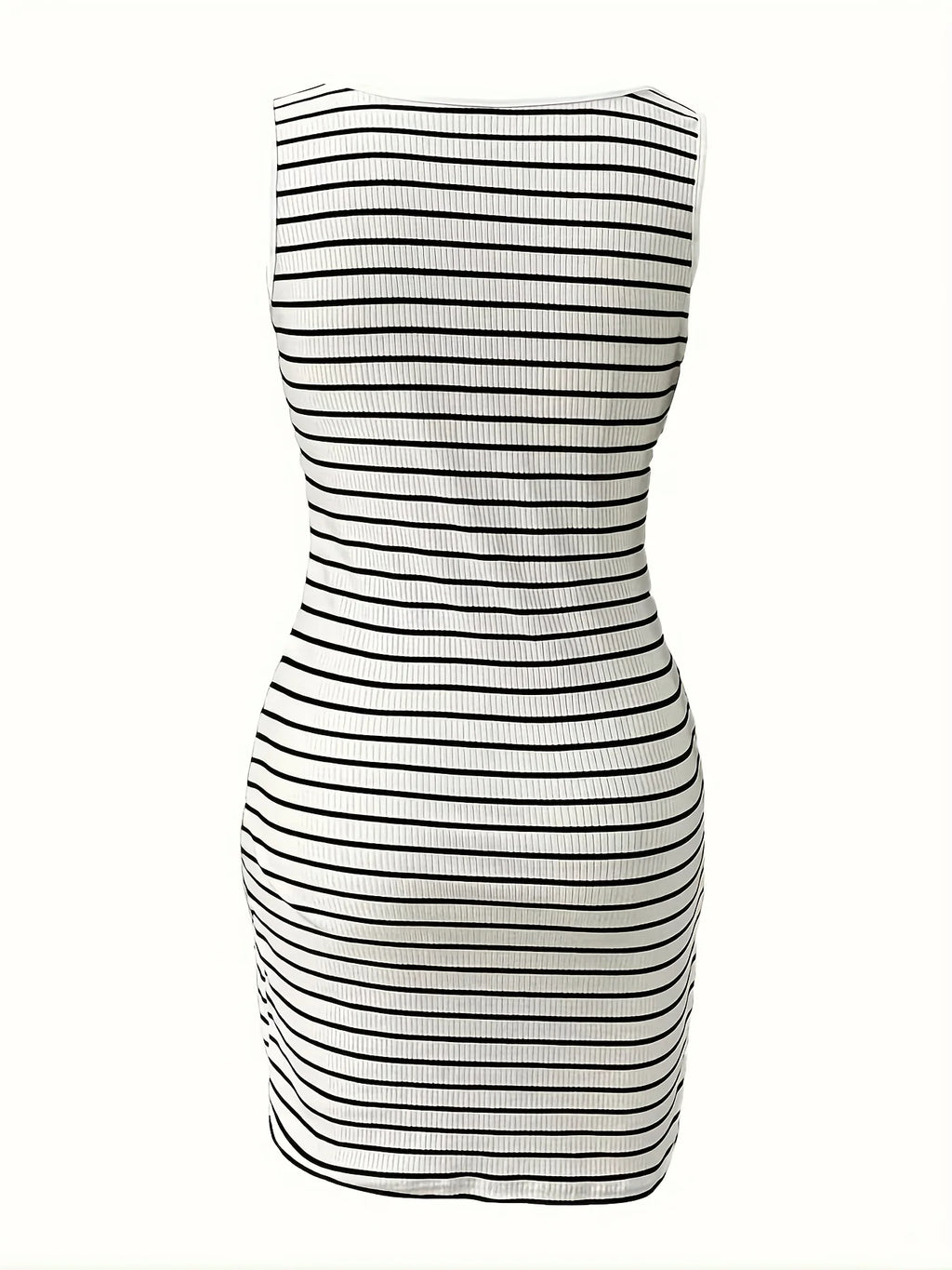 Fashion women's zipper waist knitted hip dress women's short sleeved knitted slim fit hip dress