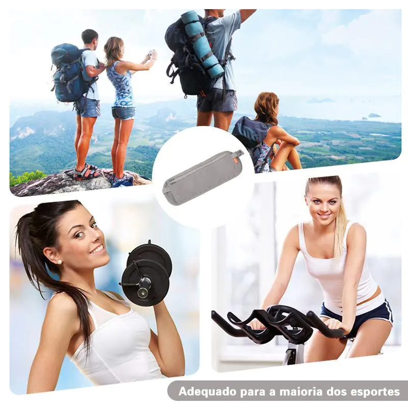 Cinto Multifuncional E Invisível – Para Corrida e caminhada ao ar livre